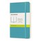 Moleskine Classic Soft Cover Notebook - Reef Blue, Blank, 5-1/2" x 3-1/2"